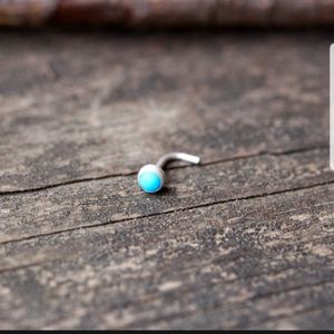 Sterling silver nose ring